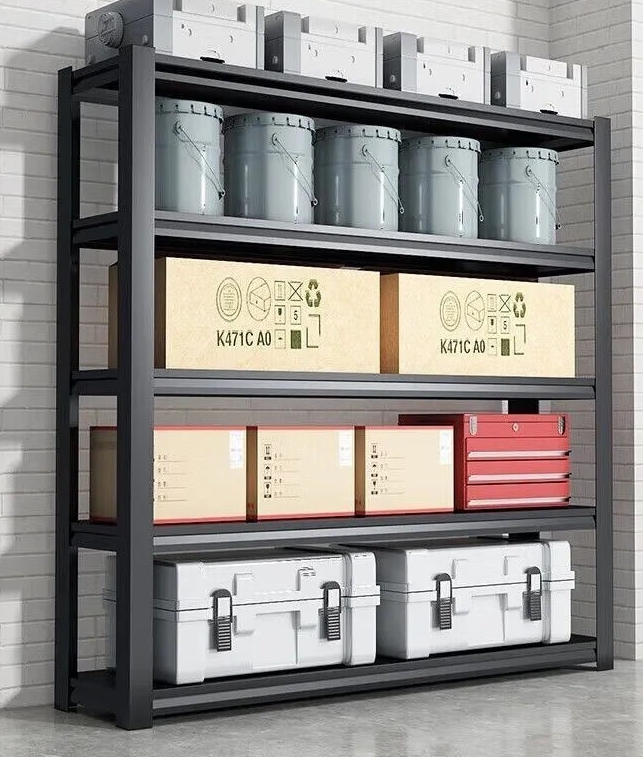 OFFICE CABINET Black Metal Storage Cabinet - Image 1