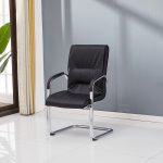 Black Chrome Office Chair - Image 5