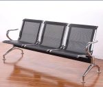 Durable, Stylish & Space Efficient Professional Seating Solution The 3 Seater Black Office Bench is designed for modern office environments. It provides practical seating for reception areas, waiting rooms, and lounges. Its sleek black finish adds a professional and polished look to any space. Strong & Long-Lasting Build This office bench uses a reinforced metal frame for maximum durability. It supports three people comfortably without losing stability. The high-quality construction ensures long-term performance in busy environments. It is built to handle daily office use with ease. Comfortable Seating Design The bench includes cushioned seats for improved comfort. The ergonomic design supports proper posture while sitting. It provides a comfortable waiting experience for visitors and clients. The seating surface is firm yet supportive. Modern Minimalist Appearance The black color gives the bench a clean and executive look. Its simple design blends well with various office interiors. It enhances reception areas, corridors, and shared spaces. The style suits both corporate and institutional settings. Space-Saving Structure The compact design fits well in limited spaces. It allows you to seat multiple people without crowding the room. This makes it ideal for offices with high visitor traffic. The layout improves space efficiency. Easy Maintenance The surface material is easy to clean and maintain. A quick wipe removes dust and stains. This ensures a neat and professional appearance at all times. It is suitable for high-use environments. Versatile Office Use This bench works well in offices, hospitals, schools, and public waiting areas. It provides reliable seating in both formal and casual settings. Its design focuses on practicality and durability. Final Overview The 3 Seater Black Office Bench combines strength, comfort, and modern style. It is a smart choice for professional seating needs. Upgrade your reception or waiting area with this durable and elegant bench.