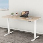 The Electric Standing Desk is an ergonomic and innovative workstation designed to improve comfort, productivity, and overall well-being in modern offices and home workspaces. Featuring a powerful electric height adjustment system, this desk allows you to effortlessly switch between sitting and standing positions at the touch of a button, helping reduce fatigue, improve posture, and encourage a healthier work routine. Constructed with a durable steel frame and a premium engineered wood tabletop, the Electric Standing Desk offers outstanding stability and long-lasting performance. The spacious work surface provides ample room for laptops, desktop computers, multiple monitors, keyboards, documents, and office accessories. Its smooth, quiet electric motor ensures seamless height adjustments, while the scratch-resistant tabletop is easy to clean and maintain. Ideal for executives, professionals, remote workers, designers, and gamers, the Electric Standing Desk combines modern technology, sleek design, and ergonomic functionality. Whether you're working from home or furnishing a corporate office, this adjustable desk creates a healthier and more productive workspace. Key Features Smooth electric height adjustment system Sit-to-stand ergonomic workstation Durable heavy-duty steel frame Spacious engineered wood tabletop Quiet and reliable motor operation Stable design at all height levels Scratch-resistant and easy-to-clean surface Suitable for single or dual monitor setups Modern design for home and corporate offices Built for long-lasting everyday use