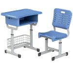 Blue Kids Desk and Seat Blue Kids Desk and Seat for Comfortable Learning and Creative Activities The Blue Kids Desk and Seat is a practical, comfortable, and child-friendly furniture set designed to create the perfect learning environment for children. With its vibrant blue color and ergonomic design, this desk and chair set encourages children to enjoy studying, reading, writing, drawing, and other creative activities. It is an excellent choice for homes, schools, daycare centers, kindergartens, tuition centers, and children's study rooms. Crafted from high-quality, durable materials, the desk and seat are built to withstand everyday use while providing excellent stability and safety. The spacious tabletop offers plenty of room for books, notebooks, stationery, educational toys, laptops, and art supplies, helping children stay organized and focused during study time. The comfortable chair is designed to promote proper sitting posture, reducing fatigue and supporting healthy learning habits. Blue Kids Desk and Seat Features Designed with both functionality and safety in mind, this children's study desk features smooth, rounded edges to help minimize accidental bumps and a sturdy frame that ensures long-lasting performance. The bright blue finish adds a fun and cheerful touch to any bedroom, classroom, or playroom while blending well with modern educational spaces. Key Features Complete kids desk and chair set Bright blue child-friendly design Spacious tabletop for studying and creative activities Durable and sturdy construction Ergonomic chair for comfortable seating Smooth, rounded edges for enhanced safety Scratch-resistant and easy-to-clean surface Suitable for homes, schools, daycare centers, and study rooms Compact, space-saving design Easy to assemble and built for everyday use