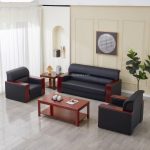 The Black Leather Office Sofa is a premium and stylish seating solution designed to enhance executive offices, reception areas, waiting lounges, boardrooms, hotels, and corporate spaces. Featuring a sophisticated black leather finish and a modern professional design, this sofa provides exceptional comfort while creating an elegant and welcoming environment for clients, visitors, and employees. Built with a strong internal frame and high-quality materials, the sofa offers excellent durability and long-lasting performance for everyday office use. The generously padded seats, supportive backrests, and comfortable armrests provide superior relaxation during meetings, consultations, or waiting periods. Its smooth leather surface is easy to clean and maintain, making it ideal for busy professional environments. The Black Leather Office Sofa combines luxury, comfort, and functionality, making it a perfect choice for businesses looking to create a refined and professional office atmosphere. Its timeless black design blends seamlessly with modern, executive, and contemporary office interiors. Key Features Premium black leather upholstery Elegant executive office design Comfortable padded seats and backrests Strong and durable internal frame Supportive armrests for added comfort Smooth, easy-to-clean leather surface Professional appearance for corporate environments Suitable for offices, receptions, lounges, boardrooms, hotels, and waiting areas Low-maintenance and long-lasting design Built for everyday commercial use