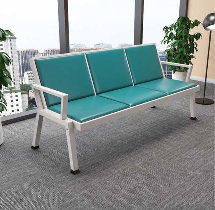 The 3-Seater Office Reception Bench is a durable and comfortable seating solution designed to create a professional and welcoming atmosphere in reception areas, waiting rooms, hospitals, clinics, schools, banks, airports, and corporate offices. With seating for up to three people, this reception bench offers a practical way to accommodate visitors while enhancing the appearance of your space. Constructed with a heavy-duty steel frame, the bench is built to withstand continuous daily use in high-traffic environments. The ergonomically designed seats and supportive backrests provide excellent comfort, while the sturdy legs ensure outstanding stability and durability. Its sleek modern design complements a wide range of commercial interiors and requires minimal maintenance, making it an ideal choice for busy waiting areas. Whether you're furnishing a healthcare facility, office reception, or public waiting area, the 3-Seater Office Reception Bench combines comfort, durability, and modern style to meet your seating needs. Key Features: Comfortable seating for three people Heavy-duty steel frame construction Ergonomic seats and supportive backrests Strong and stable legs for enhanced durability Modern, professional design Scratch-resistant and easy-to-clean finish Suitable for reception areas, offices, hospitals, clinics, schools, banks, airports, and public waiting rooms Low-maintenance and built for everyday use Space-efficient design for commercial environments Long-lasting performance