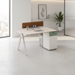The 1.2M Modern Office Desk is a stylish, durable, and functional workstation designed to meet the needs of modern offices, home offices, study rooms, and commercial workspaces. With a spacious 1.2-meter desktop, this office desk provides ample room for laptops, desktop computers, documents, office supplies, and other daily essentials, helping you stay organized and productive throughout the day. Constructed from high-quality engineered wood with a sturdy steel frame, the desk is built for long-lasting performance and stability. Its scratch-resistant, easy-to-clean surface ensures it maintains a professional appearance even with daily use. The minimalist design complements contemporary office interiors, making it an excellent choice for corporate offices, startups, educational institutions, and remote workspaces. Whether you're setting up a new office or upgrading your existing workspace, the 1.2M Modern Office Desk combines practicality, durability, and modern elegance to create an efficient working environment. Key Features Spacious 1.2-meter work surface Modern and minimalist office desk design Durable engineered wood tabletop Strong and stable steel frame Scratch-resistant and easy-to-clean finish Ample space for computers, laptops, and office accessories Suitable for offices, home offices, study rooms, and commercial workspaces Space-saving design for small and medium-sized offices Easy to assemble and maintain Built for long-lasting everyday use
