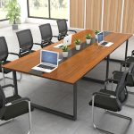 The 10 Seater Boardroom Table is a premium conference table designed to create a professional and collaborative meeting environment. With ample seating for up to ten people, this spacious boardroom table is ideal for executive offices, conference rooms, corporate boardrooms, training centers, and meeting spaces. Its modern design enhances the appearance of any workspace while providing a comfortable setting for presentations, discussions, and decision-making. Constructed from high-quality engineered wood with a durable finish, the table offers exceptional strength, stability, and long-lasting performance. The expansive tabletop provides plenty of room for laptops, documents, projectors, and meeting accessories, while its scratch-resistant surface is easy to clean and maintain. Its sturdy base ensures reliable support during daily use in busy office environments. Whether you're furnishing a new boardroom or upgrading your meeting space, the 10 Seater Boardroom Table combines elegance, functionality, and durability to support productive business meetings. Key Features: Seats up to 10 people comfortably Spacious tabletop for meetings and presentations Modern executive boardroom design Durable engineered wood construction Strong and stable base for reliable support Scratch-resistant, easy-to-clean surface Ideal for conference rooms, executive offices, and training centers Professional appearance that complements modern office interiors Suitable for corporate meetings, team discussions, and client presentations Built for long-lasting everyday use