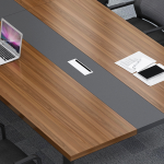 The 10 Seater Boardroom Table is a premium conference table designed to create a professional and collaborative meeting environment. With ample seating for up to ten people, this spacious boardroom table is ideal for executive offices, conference rooms, corporate boardrooms, training centers, and meeting spaces. Its modern design enhances the appearance of any workspace while providing a comfortable setting for presentations, discussions, and decision-making. Constructed from high-quality engineered wood with a durable finish, the table offers exceptional strength, stability, and long-lasting performance. The expansive tabletop provides plenty of room for laptops, documents, projectors, and meeting accessories, while its scratch-resistant surface is easy to clean and maintain. Its sturdy base ensures reliable support during daily use in busy office environments. Whether you're furnishing a new boardroom or upgrading your meeting space, the 10 Seater Boardroom Table combines elegance, functionality, and durability to support productive business meetings. Key Features: Seats up to 10 people comfortably Spacious tabletop for meetings and presentations Modern executive boardroom design Durable engineered wood construction Strong and stable base for reliable support Scratch-resistant, easy-to-clean surface Ideal for conference rooms, executive offices, and training centers Professional appearance that complements modern office interiors Suitable for corporate meetings, team discussions, and client presentations Built for long-lasting everyday use