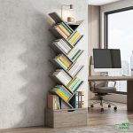 The Tree Style Office Bookshelf is a modern and creative storage solution designed to organize books, files, documents, and decorative items while adding a unique artistic touch to your office or home space. Inspired by the natural shape of a tree, this bookshelf combines stylish design with practical storage, making it a perfect addition to offices, home workspaces, libraries, study rooms, schools, and reception areas. Made from high-quality materials, the bookshelf provides excellent strength, stability, and durability for everyday use. Its multiple branch-style shelves create convenient storage spaces for books, magazines, plants, awards, photo frames, and office accessories while keeping your workspace neat and organized. The vertical design helps maximize storage capacity while saving valuable floor space. The Tree Style Office Bookshelf is ideal for anyone looking to add both functionality and elegance to their interior. Its modern appearance complements contemporary, minimalist, and creative office décor while providing an attractive display and storage solution. Key Features Unique tree-inspired bookshelf design Multiple shelves for books and decorative items Modern and artistic office furniture style Durable and stable construction Space-saving vertical storage design Ideal for books, files, plants, awards, and accessories Smooth and easy-to-clean surface Suitable for offices, homes, libraries, schools, and reception areas Enhances workspace organization and décor Easy to assemble and maintain