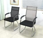 The Mesh Modern Conference Chair is a stylish, comfortable, and practical seating solution designed for modern meeting rooms, boardrooms, training centers, offices, seminars, and waiting areas. Featuring a breathable mesh back design and a contemporary appearance, this conference chair provides excellent support and comfort while creating a professional workspace environment. Built with a strong frame and high-quality materials, the chair offers durability and stability for everyday commercial use. The breathable mesh back allows improved airflow, helping users remain comfortable during long meetings and presentations. Its padded seat provides additional comfort, while the ergonomic design supports proper posture and reduces fatigue during extended sitting periods. The Mesh Modern Conference Chair is ideal for businesses, institutions, and organizations looking for reliable, space-efficient, and stylish office seating. Its lightweight construction makes it easy to move and arrange, making it perfect for flexible meeting and training spaces. Key Features Modern mesh back conference chair design Breathable mesh for improved air circulation Comfortable padded seat Ergonomic back support for proper posture Strong and durable frame construction Lightweight and easy to move Professional appearance for meeting environments Suitable for offices, boardrooms, training rooms, seminars, and waiting areas Easy-to-clean and low-maintenance design Built for long-lasting everyday use