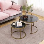 The Round Marble Coffee Table is a stylish and elegant centerpiece designed to enhance living rooms, office lounges, reception areas, hotel lobbies, and modern interior spaces. Featuring a premium marble-look tabletop and a sophisticated round design, this coffee table adds a touch of luxury while providing a practical surface for drinks, magazines, décor items, and everyday essentials. Crafted from high-quality materials, the table offers excellent durability and stability for long-lasting use. The smooth marble-effect surface is easy to clean and maintain, while the sturdy base provides reliable support and a balanced appearance. Its round shape creates a welcoming atmosphere and allows comfortable movement around seating areas, making it ideal for both small and spacious environments. Perfect for homes, offices, cafés, hotels, and reception spaces, the Round Marble Coffee Table combines modern elegance, functionality, and durability to complement a variety of interior styles. Key Features Elegant round marble-look tabletop Modern luxury coffee table design Strong and durable construction Stable base for excellent support Smooth, scratch-resistant, easy-to-clean surface Spacious tabletop for décor, drinks, and magazines Space-saving round design Ideal for living rooms, offices, lounges, hotels, cafés, and reception areas Complements modern and contemporary interiors Built for long-lasting everyday use