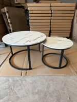 The Round Marble Coffee Table is a stylish and elegant centerpiece designed to enhance living rooms, office lounges, reception areas, hotel lobbies, and modern interior spaces. Featuring a premium marble-look tabletop and a sophisticated round design, this coffee table adds a touch of luxury while providing a practical surface for drinks, magazines, décor items, and everyday essentials. Crafted from high-quality materials, the table offers excellent durability and stability for long-lasting use. The smooth marble-effect surface is easy to clean and maintain, while the sturdy base provides reliable support and a balanced appearance. Its round shape creates a welcoming atmosphere and allows comfortable movement around seating areas, making it ideal for both small and spacious environments. Perfect for homes, offices, cafés, hotels, and reception spaces, the Round Marble Coffee Table combines modern elegance, functionality, and durability to complement a variety of interior styles. Key Features Elegant round marble-look tabletop Modern luxury coffee table design Strong and durable construction Stable base for excellent support Smooth, scratch-resistant, easy-to-clean surface Spacious tabletop for décor, drinks, and magazines Space-saving round design Ideal for living rooms, offices, lounges, hotels, cafés, and reception areas Complements modern and contemporary interiors Built for long-lasting everyday use