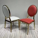 The Gold Stackable Conference Chair is an elegant and practical seating solution designed for conference rooms, meeting spaces, training centers, banquet halls, hotels, churches, and event venues. Featuring a stylish gold finish and a modern professional design, this chair adds a touch of sophistication while providing comfortable seating for guests, clients, and attendees. Built with a strong metal frame, the chair offers excellent durability and stability for frequent use. The padded seat and supportive backrest provide enhanced comfort during long meetings, seminars, and events. Its stackable design allows for convenient storage, helping you maximize space when the chairs are not in use. Whether you're furnishing a corporate boardroom, conference facility, or event space, the Gold Stackable Conference Chair delivers the perfect combination of luxury, functionality, and long-lasting performance. Key Features: Elegant gold modern design Stackable design for easy storage Strong and durable metal frame Comfortable padded seat and backrest Lightweight and easy to move Space-saving storage solution Stable construction for everyday use Ideal for conference rooms, meeting rooms, training halls, hotels, churches, and events Professional appearance for executive spaces Easy to maintain and built for long-term use