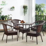 The Outdoor Dining Table Set is the perfect combination of style, comfort, and durability, designed to create an inviting outdoor dining experience. Whether you're entertaining guests, enjoying family meals, or relaxing with friends, this dining set adds elegance and functionality to patios, gardens, balconies, terraces, poolside areas, and outdoor restaurants. Its modern design complements a wide range of outdoor décor styles, making it an ideal choice for both residential and commercial spaces. Crafted from high-quality, weather-resistant materials, the dining table set is built to withstand sun, rain, and everyday outdoor use. The sturdy table provides ample space for meals, drinks, and decorative items, while the ergonomically designed chairs offer exceptional comfort and support. The easy-to-clean surfaces ensure effortless maintenance, allowing you to enjoy your outdoor space with minimal upkeep. Whether you're furnishing a home patio, hotel, café, resort, or restaurant, the Outdoor Dining Table Set delivers long-lasting performance, comfort, and contemporary style. Key Features: Modern and elegant outdoor dining design Durable, weather-resistant construction Spacious dining table for family meals and entertaining Comfortable ergonomic dining chairs Strong and stable frame for lasting support UV-resistant and easy-to-clean materials Suitable for patios, gardens, balconies, terraces, poolside areas, cafés, restaurants, and hotels Low-maintenance and easy to assemble Ideal for residential and commercial outdoor spaces Built for long-lasting everyday use