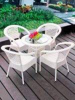 Outdoor Dining Table Set Stylish Outdoor Dining Table Set for Gardens, Patios, Balconies, and Outdoor Spaces The Outdoor Dining Table Set is a modern and durable furniture solution designed to transform your outdoor living area into a comfortable and inviting space for dining, entertaining, and relaxing. Whether you're hosting family gatherings, enjoying weekend barbecues, or having meals in the fresh air, this dining set provides the perfect combination of style, comfort, and functionality. It is ideal for gardens, patios, balconies, terraces, poolside areas, restaurants, cafés, hotels, and resorts. Crafted from high-quality, weather-resistant materials, the dining set is built to withstand outdoor conditions while maintaining its strength and attractive appearance. The sturdy table provides a spacious surface for serving meals, drinks, and décor, while the matching chairs offer ergonomic comfort and reliable support. Its rust-resistant frame and easy-to-clean finish make it a practical choice for everyday residential and commercial use. Outdoor Dining Table Set Features Designed to suit modern outdoor lifestyles, this patio dining set combines elegance with durability. The contemporary design complements a variety of outdoor décor styles, while the spacious seating arrangement allows family and guests to dine comfortably. Its low-maintenance construction ensures you spend more time enjoying your outdoor space and less time on upkeep. Key Features Complete outdoor dining table and chair set Weather-resistant and UV-resistant materials Strong rust-resistant frame for durability Spacious tabletop for meals and refreshments Comfortable ergonomic dining chairs Easy-to-clean and low-maintenance surface Stable construction for everyday outdoor use Suitable for gardens, patios, balconies, terraces, cafés, hotels, and resorts Modern design complements outdoor décor Built for long-lasting residential and commercial use