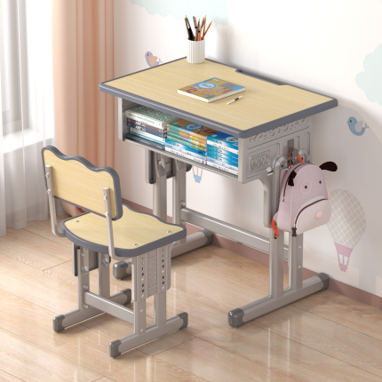 The Kids Desk and Seat for Study is a comfortable, durable, and child-friendly furniture set designed to create the perfect learning environment for children. Ideal for homework, reading, writing, drawing, and other educational activities, this study desk and chair set encourages good study habits while promoting proper posture. It is suitable for homes, schools, daycare centers, libraries, and study rooms. Made from high-quality, durable materials, the desk and chair are built to withstand everyday use while ensuring stability and safety. The spacious tabletop provides ample room for books, notebooks, stationery, and learning devices, while the ergonomically designed chair offers comfortable support during long study sessions. The smooth, scratch-resistant surface is easy to clean, making it ideal for busy households and classrooms. Its compact, space-saving design fits neatly into children's bedrooms, playrooms, and classrooms without taking up excessive space. Combining functionality, comfort, and modern style, the Kids Desk and Seat for Study is an excellent investment for supporting your child's education and creativity. Key Features Ergonomic desk and chair set for children Spacious tabletop for books, homework, and art projects Durable and sturdy construction Comfortable chair promotes proper posture Smooth, scratch-resistant, and easy-to-clean surface Compact, space-saving design Safe, child-friendly rounded edges Ideal for reading, writing, drawing, and learning Suitable for homes, schools, classrooms, daycare centers, and libraries Easy to assemble and built for long-lasting use