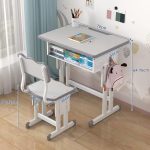 The Kids Desk and Seat for Study is a comfortable, durable, and child-friendly furniture set designed to create the perfect learning environment for children. Ideal for homework, reading, writing, drawing, and other educational activities, this study desk and chair set encourages good study habits while promoting proper posture. It is suitable for homes, schools, daycare centers, libraries, and study rooms. Made from high-quality, durable materials, the desk and chair are built to withstand everyday use while ensuring stability and safety. The spacious tabletop provides ample room for books, notebooks, stationery, and learning devices, while the ergonomically designed chair offers comfortable support during long study sessions. The smooth, scratch-resistant surface is easy to clean, making it ideal for busy households and classrooms. Its compact, space-saving design fits neatly into children's bedrooms, playrooms, and classrooms without taking up excessive space. Combining functionality, comfort, and modern style, the Kids Desk and Seat for Study is an excellent investment for supporting your child's education and creativity. Key Features Ergonomic desk and chair set for children Spacious tabletop for books, homework, and art projects Durable and sturdy construction Comfortable chair promotes proper posture Smooth, scratch-resistant, and easy-to-clean surface Compact, space-saving design Safe, child-friendly rounded edges Ideal for reading, writing, drawing, and learning Suitable for homes, schools, classrooms, daycare centers, and libraries Easy to assemble and built for long-lasting use