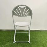The White Foldable Plastic Office Chair is a lightweight, durable, and space-saving seating solution designed for offices, conference rooms, training centers, schools, churches, events, and home use. With its clean white finish and modern design, this chair blends seamlessly into a variety of professional and residential settings while offering comfortable seating for everyday use. Made from high-quality plastic with a strong metal frame, the chair is built to withstand frequent use while maintaining excellent stability. The ergonomic backrest and contoured seat provide lasting comfort during meetings, training sessions, conferences, and social gatherings. Its foldable design allows for quick setup, easy transportation, and compact storage, making it ideal for spaces that require flexible seating arrangements. Whether you need additional seating for the office, classroom, event venue, or home, the White Foldable Plastic Office Chair delivers the perfect combination of convenience, durability, and modern style. Key Features: Modern white plastic design Strong and durable metal frame Foldable for easy storage and transport Ergonomic backrest for added comfort Lightweight yet sturdy construction Scratch-resistant and easy-to-clean surface Space-saving design Suitable for offices, conference rooms, schools, churches, training centers, and events Quick to set up and fold away Built for long-lasting everyday use