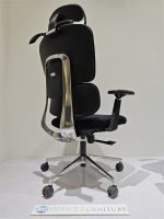 Black Fabric Office Chair - Image 4
