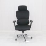 Black Fabric Office Chair - Image 11