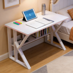 The White Study Office Desk is a modern, elegant, and functional workstation designed to provide a comfortable and productive environment for studying, working, and everyday office tasks. Featuring a clean white finish and a contemporary design, this desk is ideal for home offices, study rooms, corporate offices, schools, and creative workspaces. Built from high-quality materials, the desk offers excellent durability and stability for long-term use. Its spacious tabletop provides enough room for laptops, desktop computers, books, documents, stationery, and office accessories, helping you maintain an organized and efficient workspace. The smooth, scratch-resistant surface is easy to clean and maintain, ensuring a professional appearance even with daily use. The minimalist white design blends perfectly with modern, Scandinavian, and contemporary interiors, making the White Study Office Desk a stylish addition to any workspace. Whether you are working remotely, studying, or managing office projects, this desk delivers the perfect combination of simplicity, comfort, and functionality. Key Features Elegant modern white finish Spacious work surface for study and office tasks Durable and stable construction Scratch-resistant, easy-to-clean tabletop Strong frame for everyday support Minimalist design for modern interiors Ideal for laptops, computers, books, and office accessories Suitable for home offices, study rooms, schools, and corporate spaces Space-saving design for small and large rooms Easy to assemble and maintain