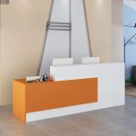 The White Reception Office Table is a modern and elegant reception desk designed to create a professional first impression in offices, clinics, hotels, salons, schools, and commercial spaces. Featuring a sleek white finish and a contemporary design, this reception table enhances the appearance of your front office while providing a functional workspace for receptionists and customer service staff. Crafted from high-quality engineered wood with a durable construction, the reception table is built to withstand everyday use in busy environments. Its spacious work surface provides ample room for computers, telephones, office supplies, and customer records, while integrated storage compartments and drawers help keep the workspace organized and clutter-free. The smooth, scratch-resistant finish is easy to clean, ensuring the desk maintains its stylish appearance over time. Whether you're furnishing a corporate office, medical facility, beauty salon, or hotel lobby, the White Reception Office Table offers the perfect combination of functionality, durability, and modern design to create a welcoming reception area. Key Features Elegant modern white finish Spacious work surface for reception tasks Durable engineered wood construction Built-in drawers and storage compartments Scratch-resistant and easy-to-clean surface Strong and stable design for daily commercial use Professional appearance for reception areas Suitable for offices, clinics, hotels, salons, schools, and commercial spaces Space-saving layout with organized storage Easy to assemble and built for long-lasting performance