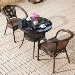 The 2 Seater Outdoor Dining Set is a stylish and compact outdoor furniture solution designed to create a comfortable dining and relaxation space in patios, balconies, gardens, terraces, cafés, and small outdoor areas. Featuring a modern design and practical two-person seating arrangement, this dining set is perfect for enjoying meals, coffee, conversations, and relaxing moments outdoors. Crafted from durable, weather-resistant materials, the set is built to withstand everyday outdoor conditions while maintaining its beauty and functionality. The sturdy table provides a convenient surface for food, drinks, and décor, while the comfortable chairs offer excellent support for extended sitting. Its compact design makes it ideal for apartments, small balconies, and cozy outdoor spaces where space efficiency is important. Whether furnishing a home patio, café, hotel balcony, or garden area, the 2 Seater Outdoor Dining Set combines comfort, durability, and modern style to create an inviting outdoor experience. Key Features Comfortable two-person outdoor dining set Modern and stylish design Durable weather-resistant construction Strong and stable table and chairs Comfortable seating for outdoor relaxation Easy-to-clean and low-maintenance surfaces Compact space-saving design Ideal for patios, balconies, gardens, cafés, hotels, and terraces Suitable for residential and commercial outdoor spaces Built for long-lasting everyday use