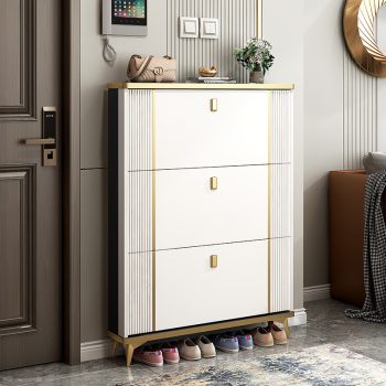 The White Bedroom Storage Rack is a stylish and practical storage solution designed to help keep your bedroom neat, organized, and clutter-free. Featuring a clean white finish and a modern design, this storage rack provides convenient space for books, clothes, shoes, accessories, décor items, and everyday essentials while enhancing the beauty of your bedroom interior. Made from high-quality materials, the rack offers excellent durability and stability for long-lasting use. Its multiple shelves provide easy access and efficient organization, allowing you to display decorative items or store personal belongings neatly. The compact vertical design helps maximize available space, making it ideal for bedrooms, apartments, dressing areas, and small living spaces. Whether you need additional storage for your bedroom or a stylish display unit for your home, the White Bedroom Storage Rack combines functionality, elegance, and space-saving convenience. Key Features Elegant white modern finish Multiple storage shelves for organization Durable and stable construction Space-saving vertical design Ideal for clothes, books, shoes, accessories, and décor Smooth and easy-to-clean surface Modern design complements bedroom interiors Suitable for bedrooms, apartments, dressing rooms, and living spaces Easy access open storage design Built for long-lasting everyday use