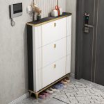 The Modern Shoe Rack Unit is a stylish and practical storage solution designed to keep your footwear organized while adding a contemporary touch to your home or office interior. Featuring a sleek modern design, this shoe storage cabinet provides a convenient space for arranging shoes, sandals, sneakers, boots, and other footwear while helping to maintain a neat and clutter-free environment. Made from high-quality materials, the Modern Shoe Rack Unit offers excellent durability, stability, and long-lasting performance. Its spacious shelves provide easy access to your shoes while maximizing storage capacity without occupying too much floor space. The smooth finish is easy to clean and maintain, making it suitable for busy households, offices, apartments, and commercial spaces. Designed to complement modern, minimalist, and contemporary interiors, this shoe rack unit is perfect for entryways, bedrooms, dressing rooms, corridors, and office spaces. It combines functionality, elegance, and efficient storage to create an organized and attractive living or working area. Key Features Modern and stylish shoe storage design Spacious shelves for organized footwear storage Durable and stable construction Space-saving design for efficient use of space Smooth, easy-to-clean surface Suitable for shoes, sandals, sneakers, and boots Ideal for homes, apartments, offices, bedrooms, and entryways Complements modern interior décor styles Easy to maintain and organize Built for long-lasting everyday use