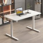 The Electrical Standing Office Desk is an ergonomic and innovative workstation designed to improve comfort, productivity, and overall workplace wellness. With its electric height adjustment system, this desk allows you to switch effortlessly between sitting and standing positions at the touch of a button, helping reduce fatigue, improve posture, and encourage a healthier work routine. It is ideal for corporate offices, home offices, study rooms, and creative workspaces. Built with a durable steel frame and a spacious desktop, the desk provides a stable and reliable surface for laptops, desktop computers, monitors, documents, and office accessories. The smooth electric lift mechanism ensures quiet and seamless height adjustments, while the scratch-resistant tabletop is easy to clean and built for everyday use. Its modern design complements contemporary office interiors and creates a professional workspace. Whether you're working from home or in a busy office, the Electrical Standing Office Desk offers the perfect balance of technology, comfort, and functionality. Key Features: Electric height adjustment with one-touch controls Sit-to-stand ergonomic workstation Spacious desktop for computers and office essentials Strong and durable steel frame Smooth, quiet lifting mechanism Stable design for enhanced safety Scratch-resistant and easy-to-clean tabletop Promotes better posture and improved productivity Suitable for offices, home workspaces, and study rooms Modern design with long-lasting durability