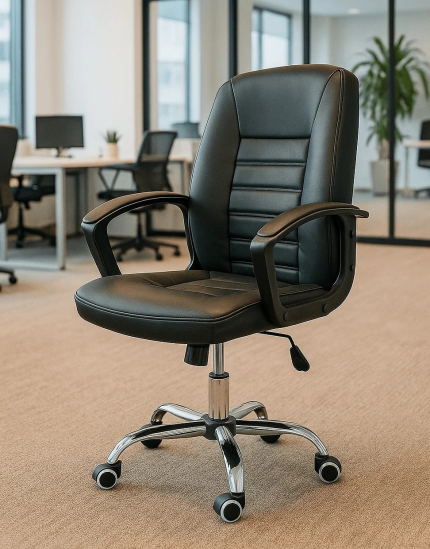 black mid back leather office chair, black mid back office chair, mid back leather office chair, mid back office chair, black leather office chair, black office chair, leather office chair, black leather desk chair, black leather computer chair, black leather workstation chair, mid back desk chair, mid back computer chair, mid back workstation chair, leather desk chair, leather computer chair, leather workstation chair, black swivel office chair, black rolling office chair, black adjustable office chair, black ergonomic office chair, black padded office chair, black cushioned office chair, comfortable black office chair, modern black office chair, stylish black office chair, professional black office chair, executive black office chair, black staff office chair, black manager office chair, black visitors office chair, black home office chair, black computer desk chair, black work chair, mid back swivel chair, mid back rolling chair, mid back ergonomic chair, mid back adjustable chair, mid back padded chair, mid back cushioned chair, mid back computer desk chair, mid back leather desk chair, mid back leather computer chair, mid back leather workstation chair, black mid back desk chair, black mid back computer chair, black mid back workstation chair, black mid back swivel chair, black mid back rolling chair, black mid back ergonomic chair, black mid back adjustable chair, black mid back padded chair, black mid back cushioned chair, premium mid back office chair, quality mid back office chair, durable mid back office chair, affordable mid back office chair, modern mid back office chair, stylish mid back office chair, comfortable mid back office chair, professional mid back office chair, black leather office chair kenya, black mid back leather office chair kenya, black mid back office chair kenya, mid back leather office chair kenya, mid back office chair kenya, black office chair kenya, leather office chair kenya, leather office furniture kenya, black office furniture kenya, office chairs kenya, office seating kenya, office furniture kenya, ergonomic office chair kenya, adjustable office chair kenya, swivel office chair kenya, mid back office furniture kenya, black desk chair kenya, black computer chair kenya, black workstation chair kenya, buy black mid back leather office chair kenya, buy black mid back office chair kenya, buy mid back leather office chair kenya, The Black Mid Back Leather Office Chair is a stylish and practical seating solution for modern offices, home workspaces, reception areas, and study rooms. Its black leather finish gives it a professional appearance, while the mid-back design provides comfortable support for everyday desk activities. The padded seating adds comfort during computer work, writing, and other office tasks. Black Mid Back Leather Office Chair near me, Black Mid Back Leather Office Chair Kenya, Black Mid Back Leather Office Chair for sale, Black Mid Back Leather Office Chair price, Black Mid Back Leather Office Chair cost, buy Black Mid Back Leather Office Chair in Kenya, Black Mid Back Leather Office Chair online, Black Mid Back Leather Office Chair shop Kenya, Black Mid Back Leather Office Chair supplier Kenya, Black Mid Back Leather Office Chair dealer Kenya, Black Mid Back Leather Office Chair seller Kenya, Black Mid Back Leather Office Chair showroom Kenya, Black Mid Back Leather Office Chair furniture shop, order Black Mid Back Leather Office Chair online, Black Mid Back Leather Office Chair delivery Kenya, affordable Black Mid Back Leather Office Chair, quality Black Mid Back Leather Office Chair, modern Black Mid Back Leather Office Chair, durable Black Mid Back Leather Office Chair, premium Black Mid Back Leather Office Chair, stylish Black Mid Back Leather Office Chair, ergonomic Black Mid Back Leather Office Chair The Black Mid Back Leather Office Chair is a stylish and practical seating solution for modern offices, home workspaces, reception areas, and professional environments. Its mid-back design provides comfortable support while allowing easy movement during daily tasks. The black leather finish gives the chair a clean and professional appearance that pairs well with different office desks and interior styles. The Black Mid Back Leather Office Chair is a practical seating solution for offices, home workspaces, reception areas, and professional environments. Its black leather finish gives it a clean and professional appearance, while the mid-back design provides supportive seating for everyday office activities. It is suitable for computer work, writing, meetings, studying, and other tasks that require comfortable desk seating. Ideal for offices, home workspaces, reception areas, meeting rooms, and professional environments, this chair provides comfortable seating for employees, managers, and visitors. Its compact mid-back design makes it suitable for workspaces where functionality, comfort, and a neat appearance are important. Ideal for offices, home workspaces, reception areas, meeting rooms, and business premises, this chair can complement different office desks and furniture styles. Its classic black finish makes it easy to match with various interiors, while the compact mid-back design works well in both small and spacious work areas. It is a versatile choice for creating a neat and professional workspace.